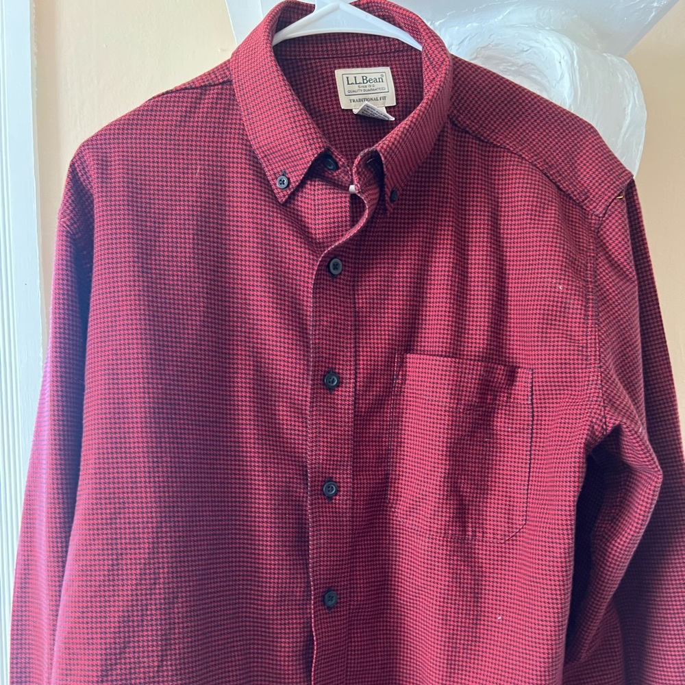 Mens LL Bean Flannel